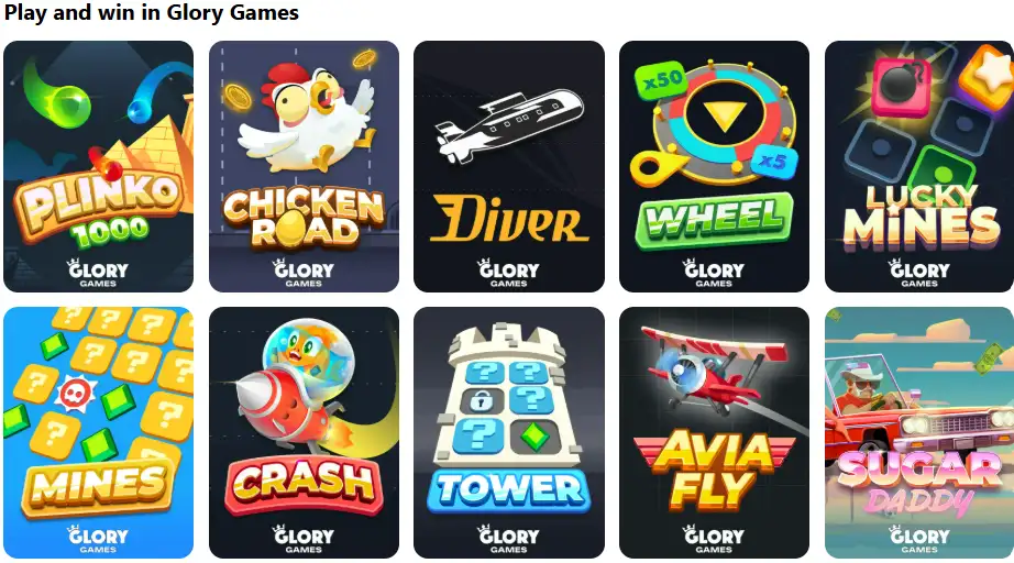 Glory Casino Games